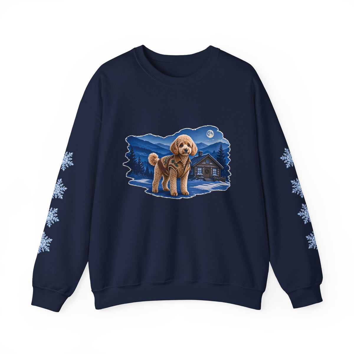 Toy Poodle Smoky Mountain Christmas Sweatshirt