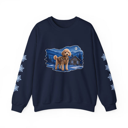 Toy Poodle Smoky Mountain Christmas Sweatshirt
