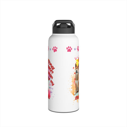 Emotional Support Human for my Shiba Inu Water Bottle