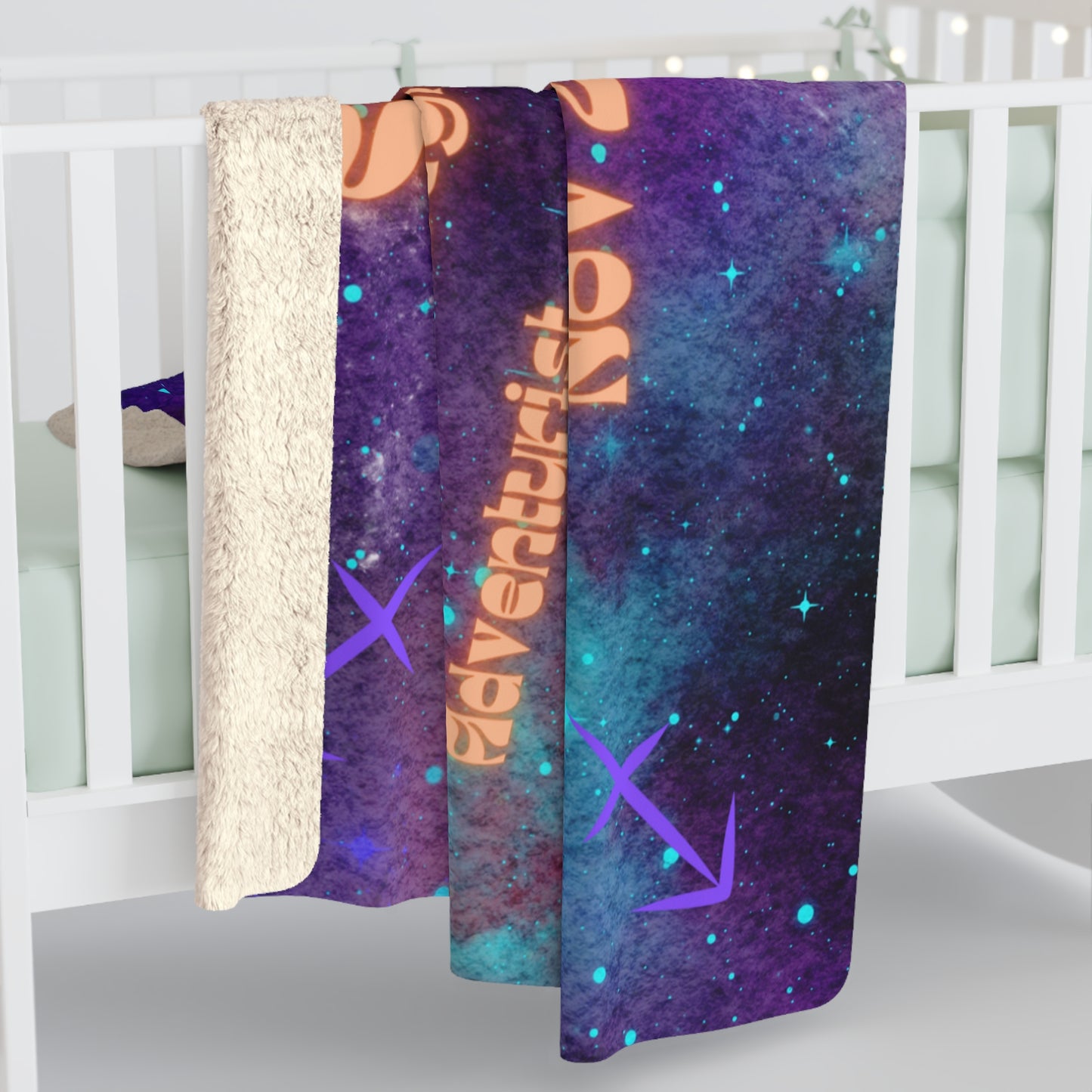 Zodiac Sagitarius Dachshund Sherpa Fleece Blanket