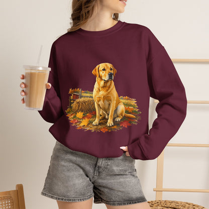 Golden Labrador Retriever Sweater Weather Sweatshirt