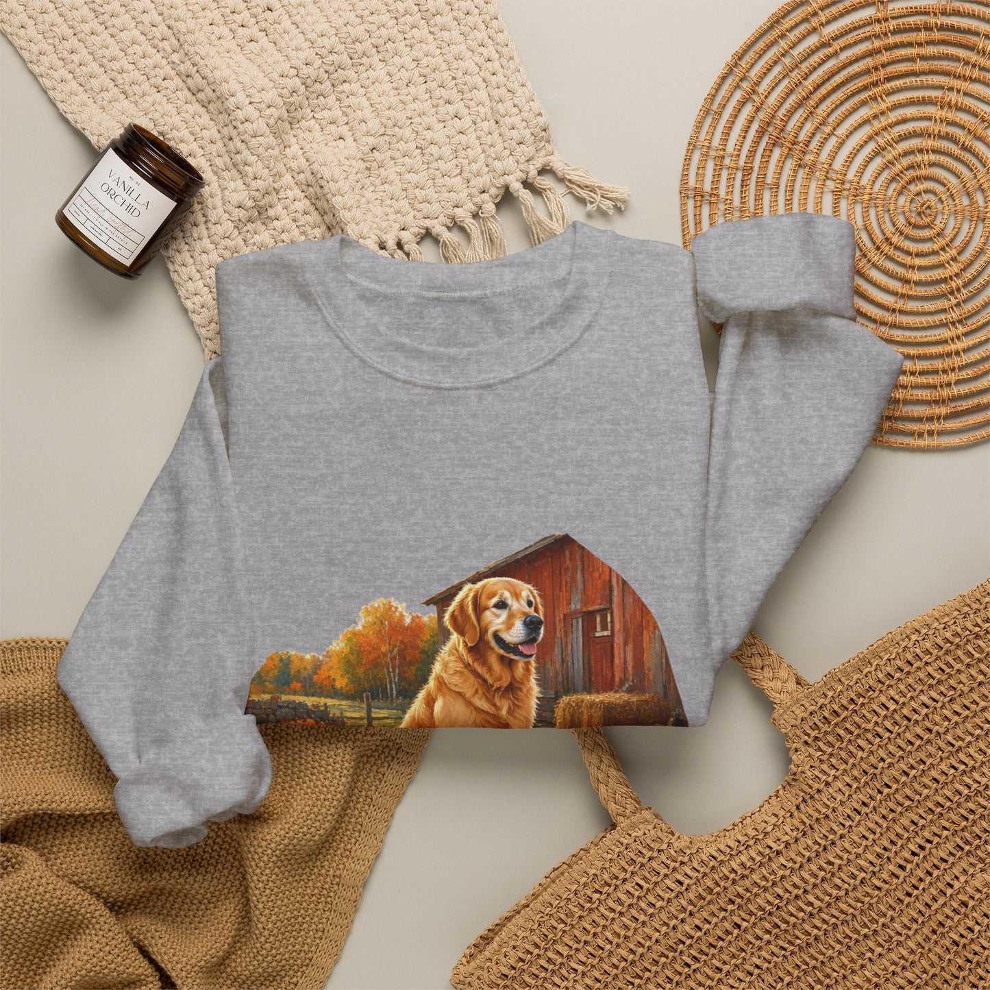 Golden Retriever Sweater Weather Sweatshirt