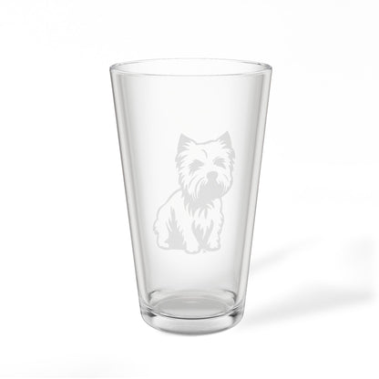 West Highland Terrier Engraved Pint Glass