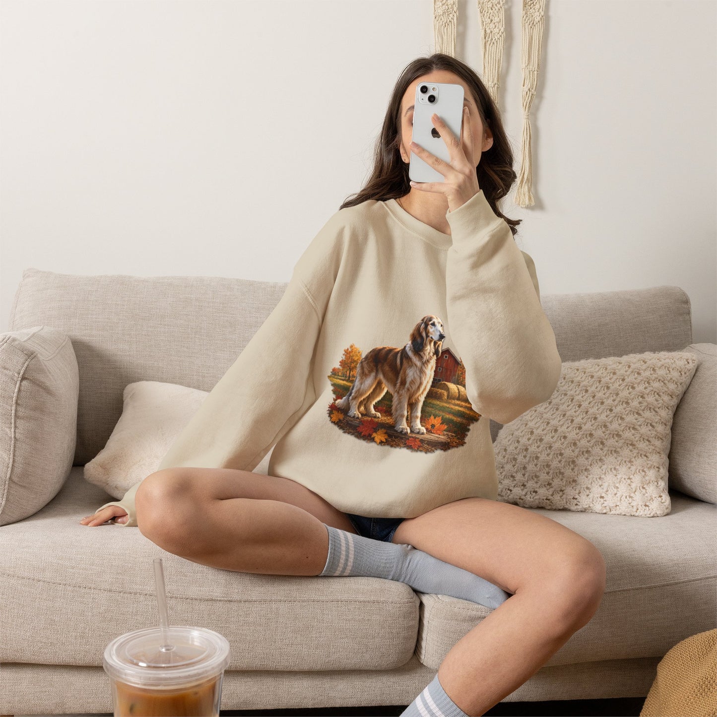 Afghan Hound Sweater Weather Sweatshirt