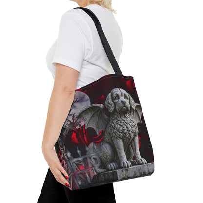 Doodle Angelic Gargoyle Protector Tote Bag