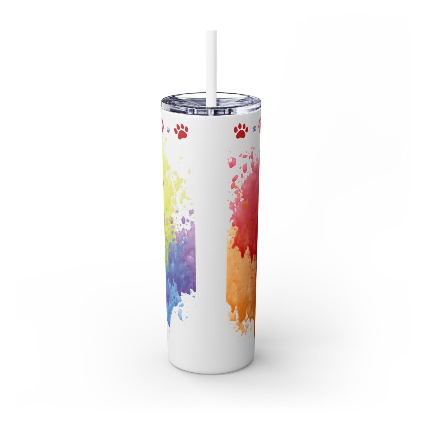 Emotional Support Human for my Corgi Skinny Tumbler with Straw