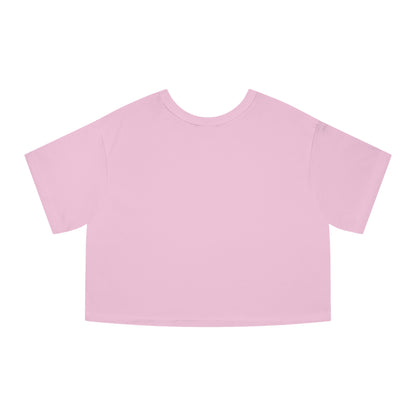 American Bulldog Neon Hearts Valentine Crop Top