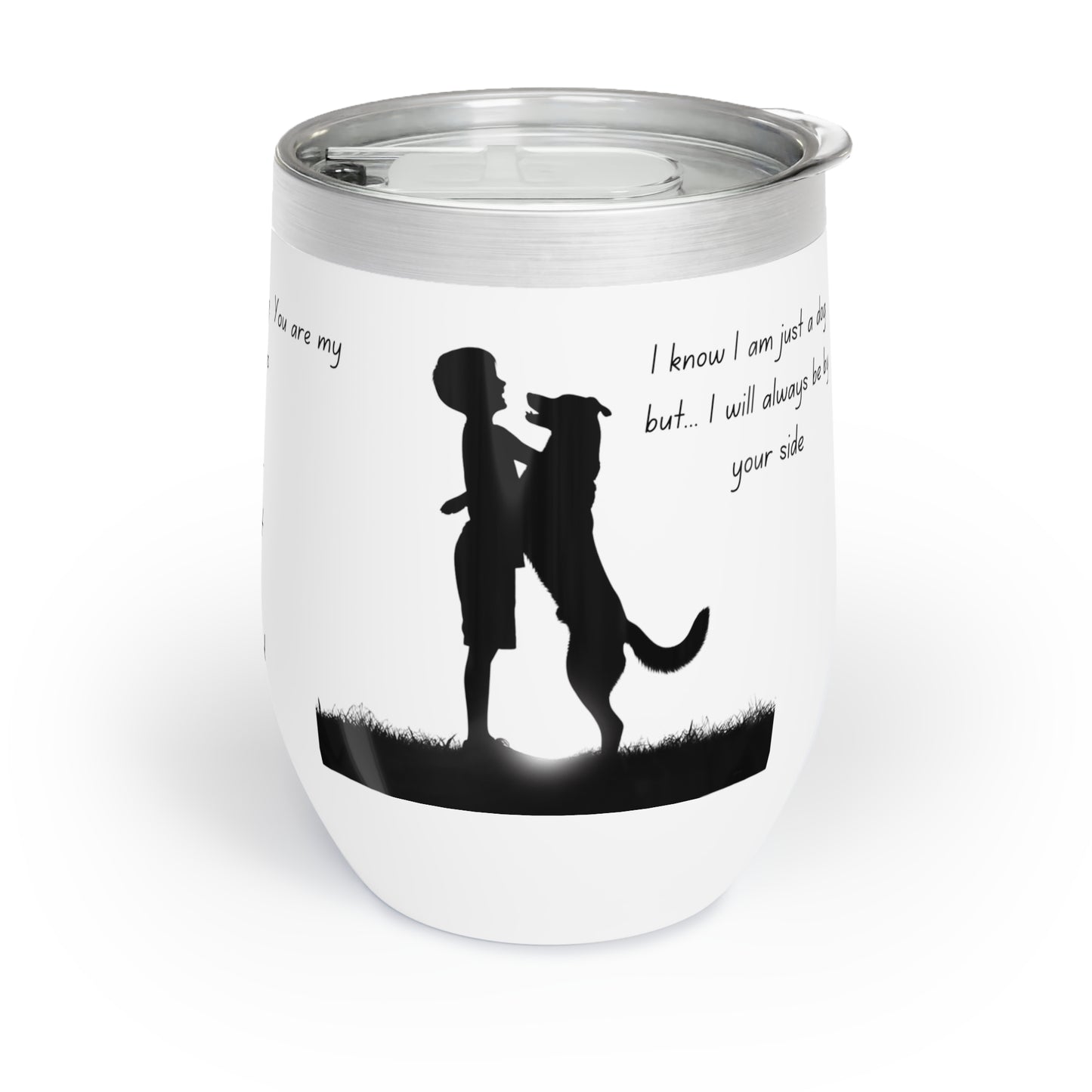 Hug a Dog Day Chill Wine Tumbler