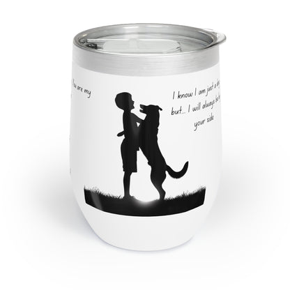 Hug a Dog Day Chill Wine Tumbler