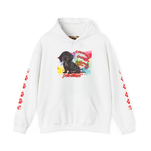 Emotional Support Human for my Dachshund Smooth hair Hoodie