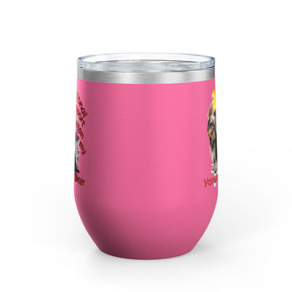 Emotional Support Human for my Yorkshire Terrier  Wine Chiller - Perfect Gift for Dog Lovers