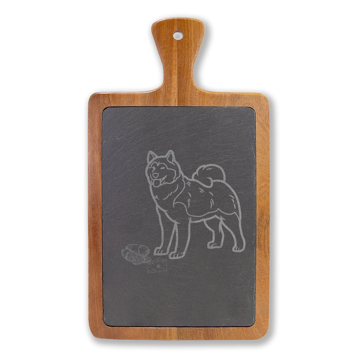 Shiba Inu Engraved Charcuterie Board, Dog Lover Cheese Board & Serving Platter