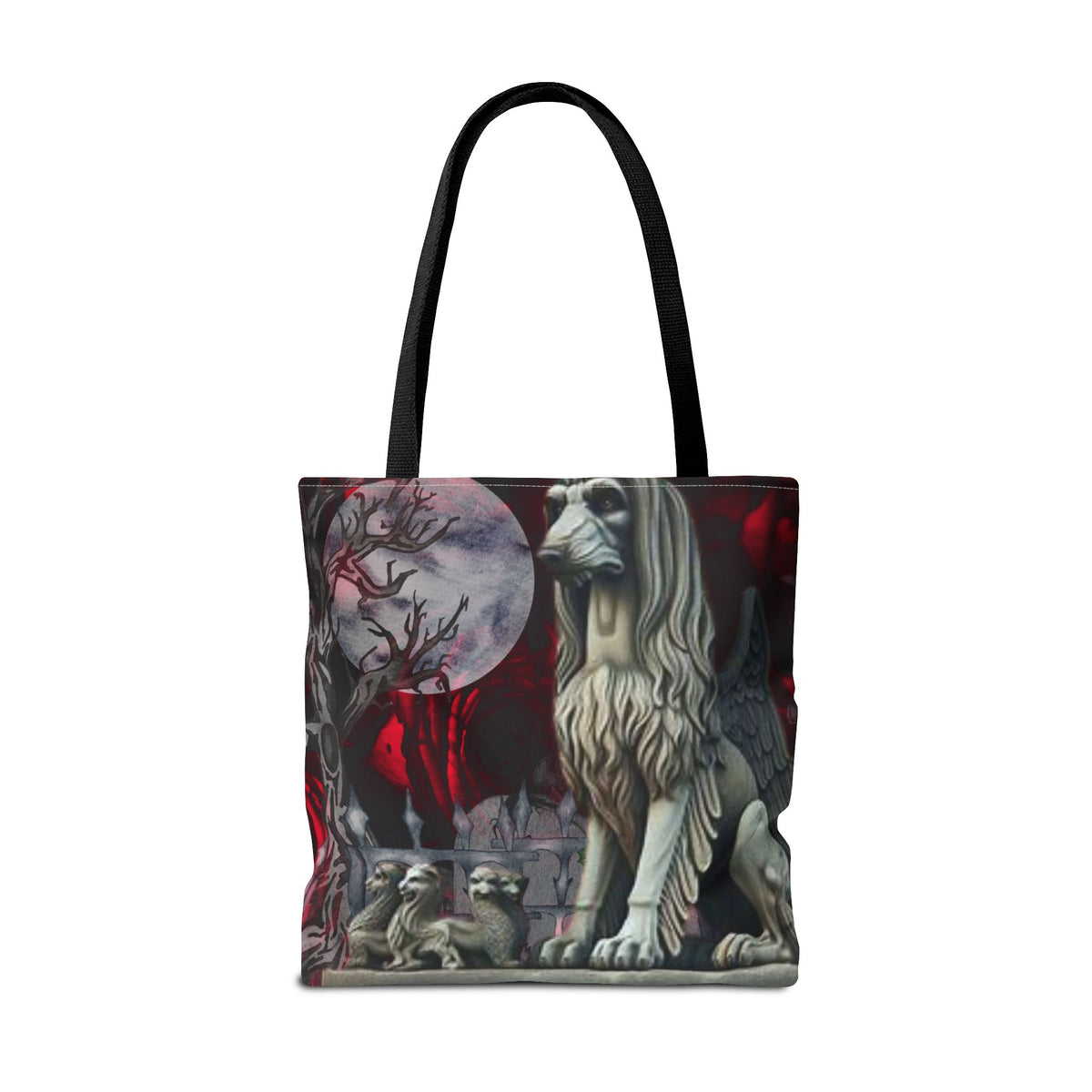 Afghan Hound Angelic Gargoyle Protector Tote Bag