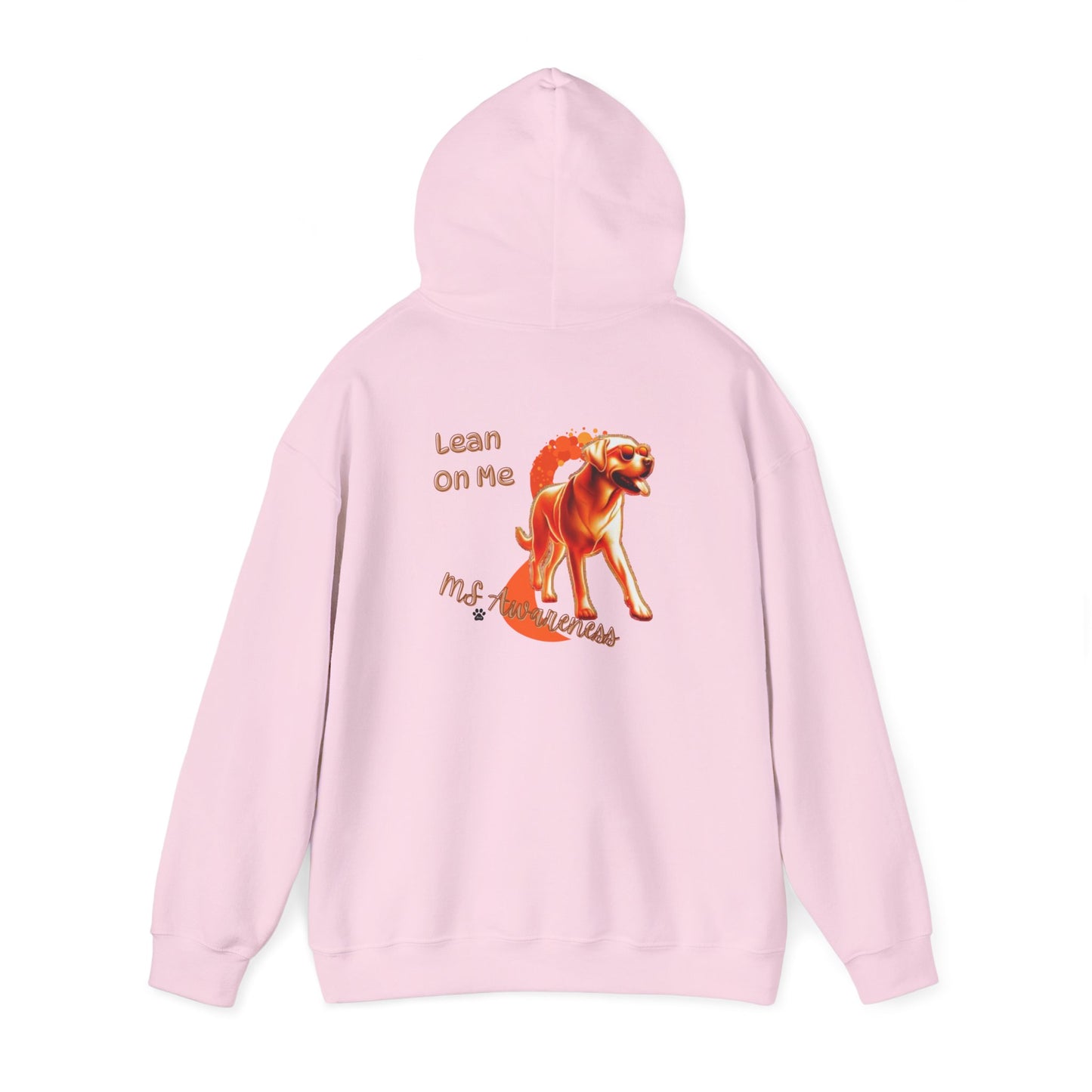 Labrador Retriever "Lean on Me" MS Awareness Hoodie
