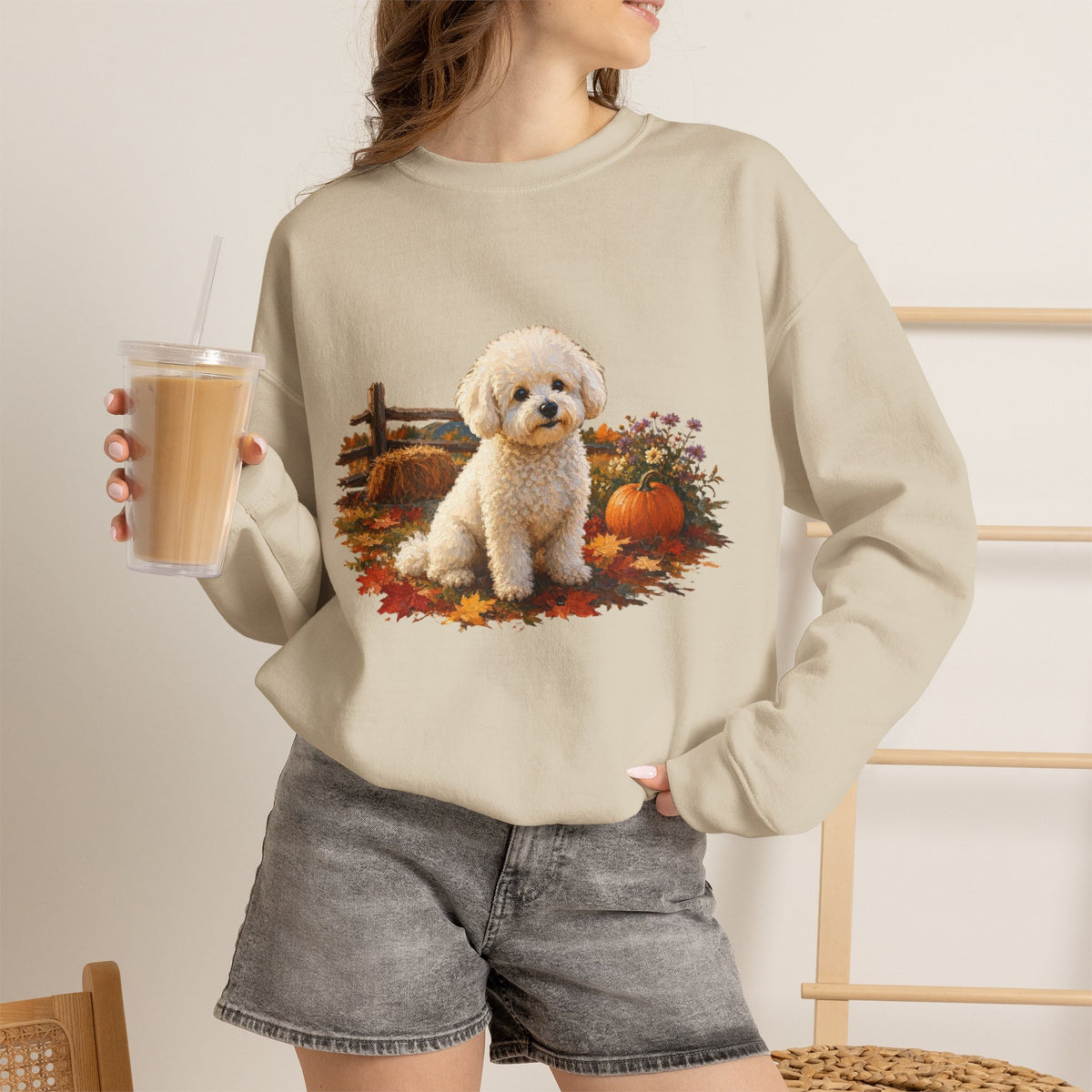Bichon Frise Sweater Weather Sweatshirt