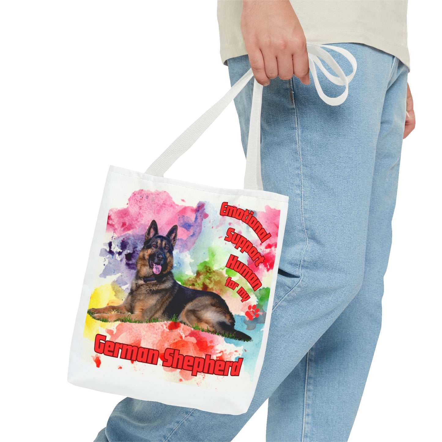 Emotional Support Human for my German Shepherd Totebag