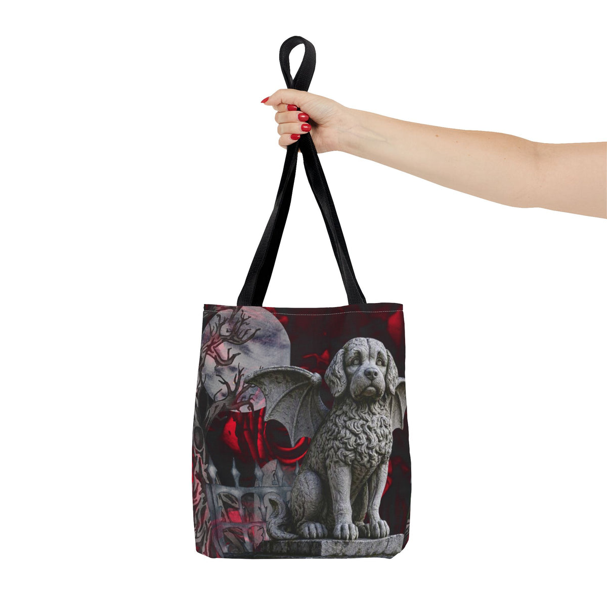 Doodle Angelic Gargoyle Protector Tote Bag