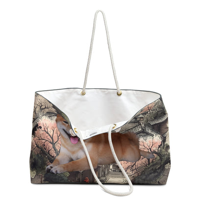 Shiba Inu Heritage Weekender Bag - Perfect for Travel and Dog Lovers