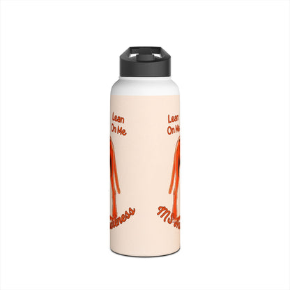Great Dane "Lean on Me" MS Awareness Stainless Steel Water Bottle