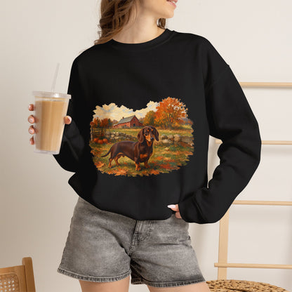 Smooth Hair Dachshund Sweater Weather Sweatshirt