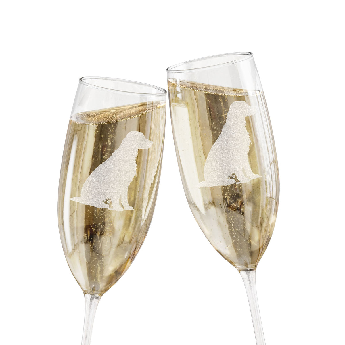 Irish Setter Engraved Champagne Flute