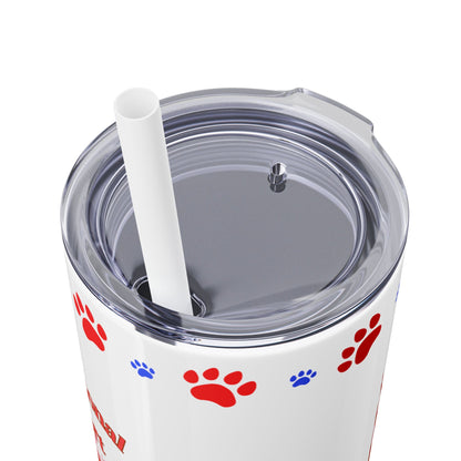 Emotional Support Human for my Dachshund skinny tumbler