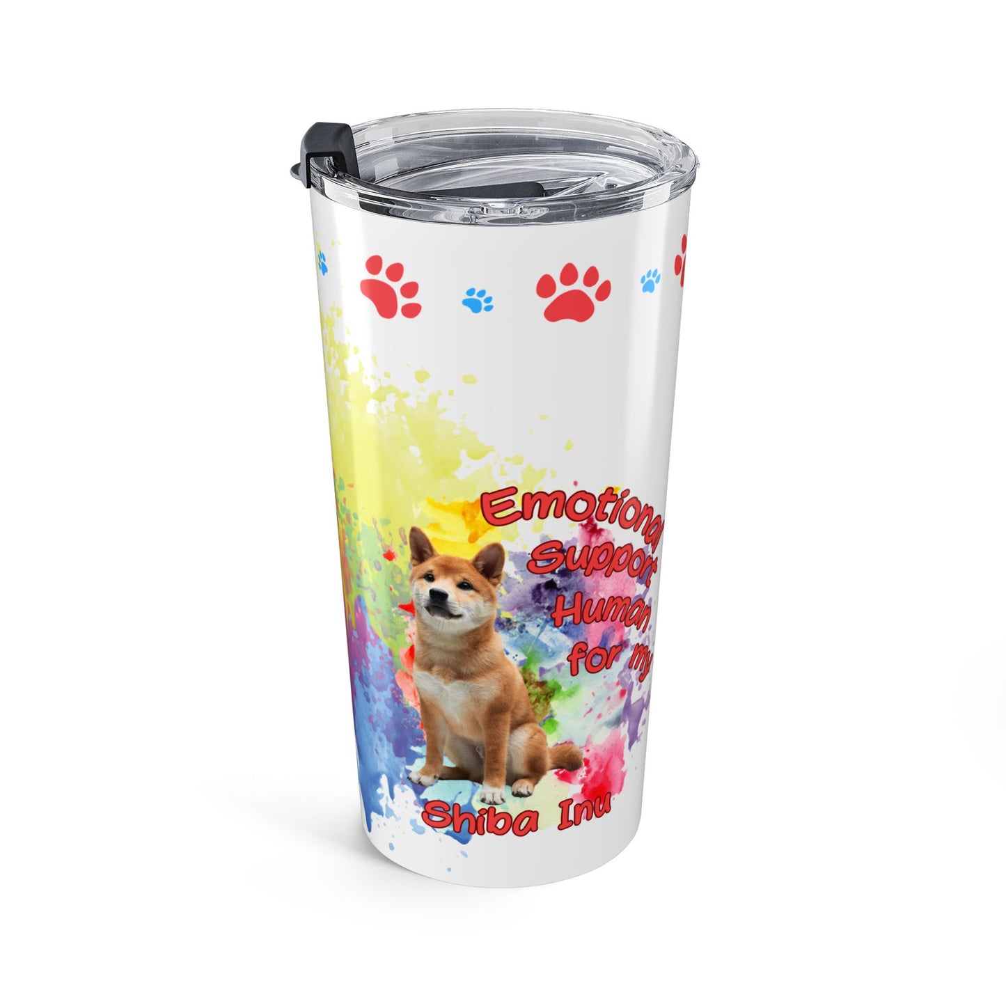 Emotional Support Human for my Shiba Inu Coffee Tumbler
