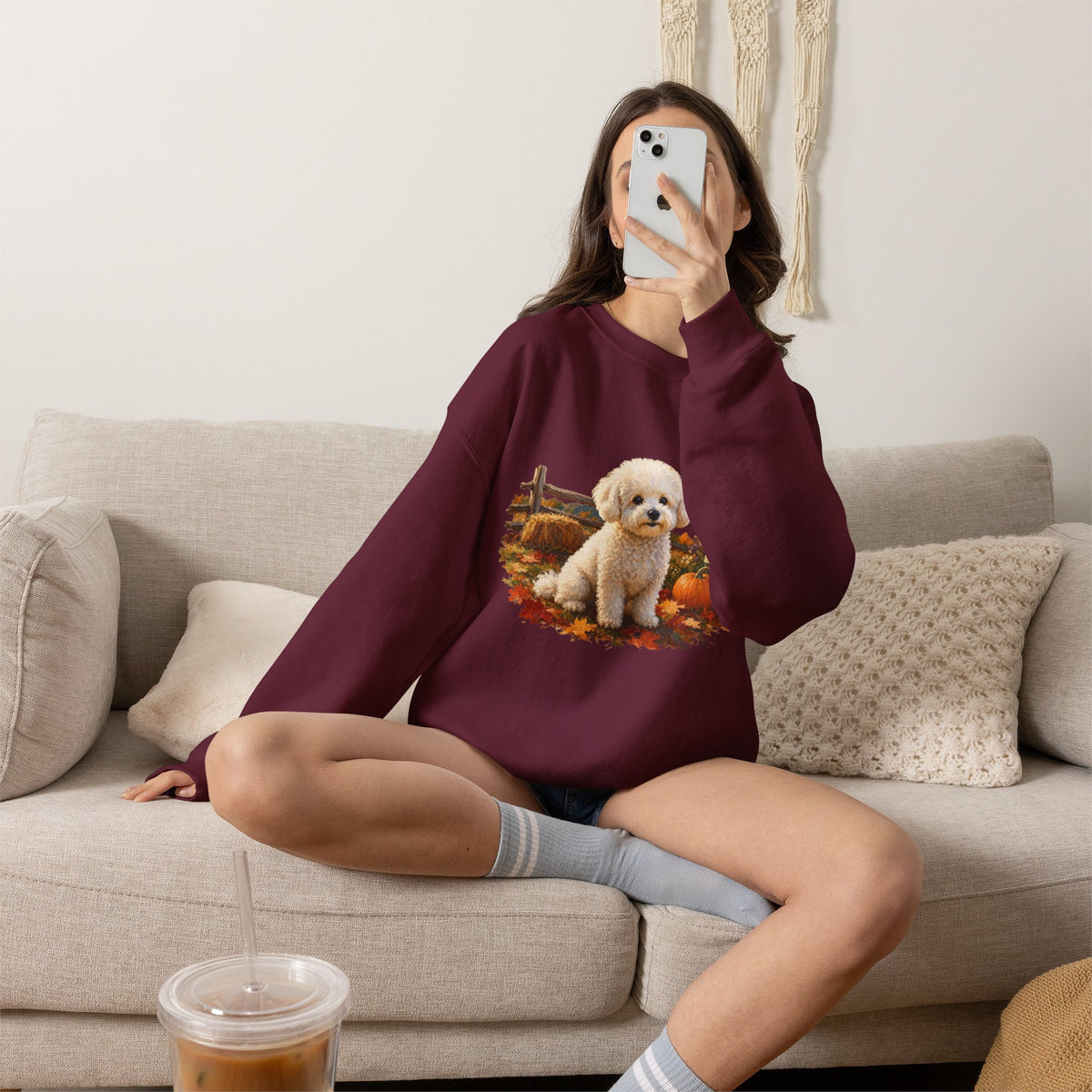 Bichon Frise Sweater Weather Sweatshirt