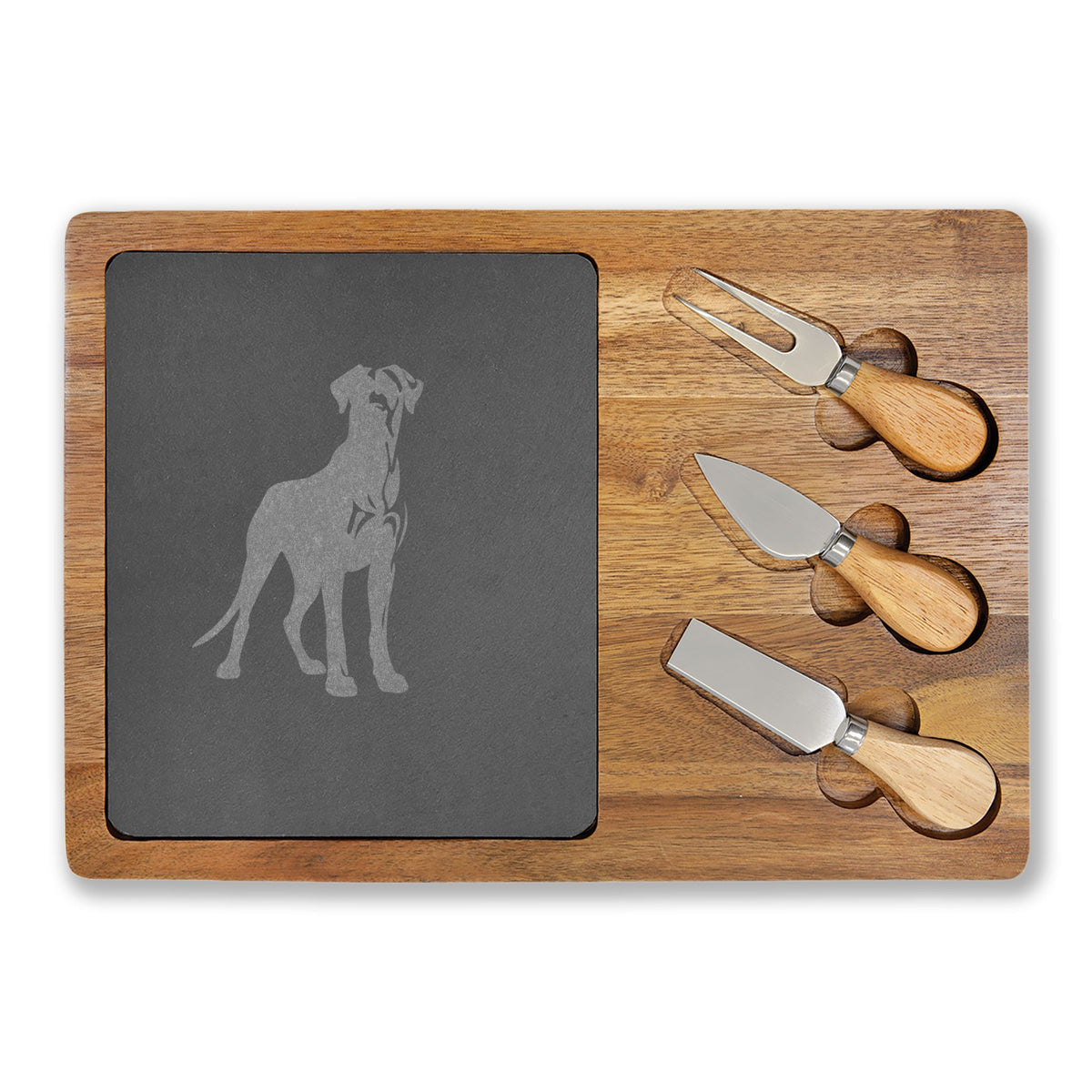 Great Dane Engraved Charcuterie Board, Dog Lover Cheese Board & Serving Platter