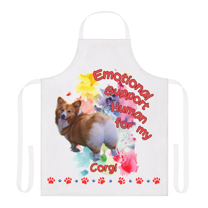 Emotional Support Human for my Corgi Apron