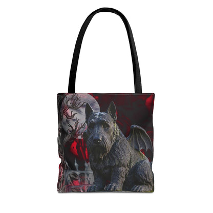 Scottish Terrier Angelic Gargoyle Protector Tote Bag