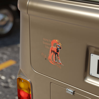 Great Dane "Here to Support You" MS Awareness Sticker