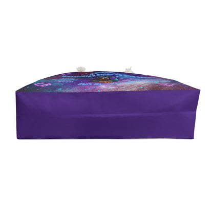 Celestial Zodiac Cancer as Rottweiller Weekender Bag - Dog Breed Zodiac