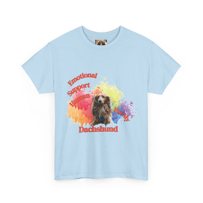 Emotional Support Human for my Dachshund T-shirt