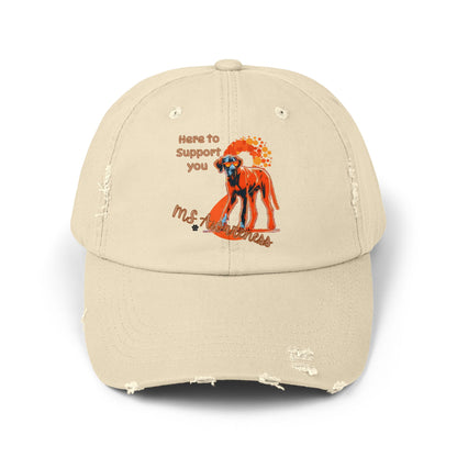 Great Dane "Here to Support You" MS Awareness Distressed Cap