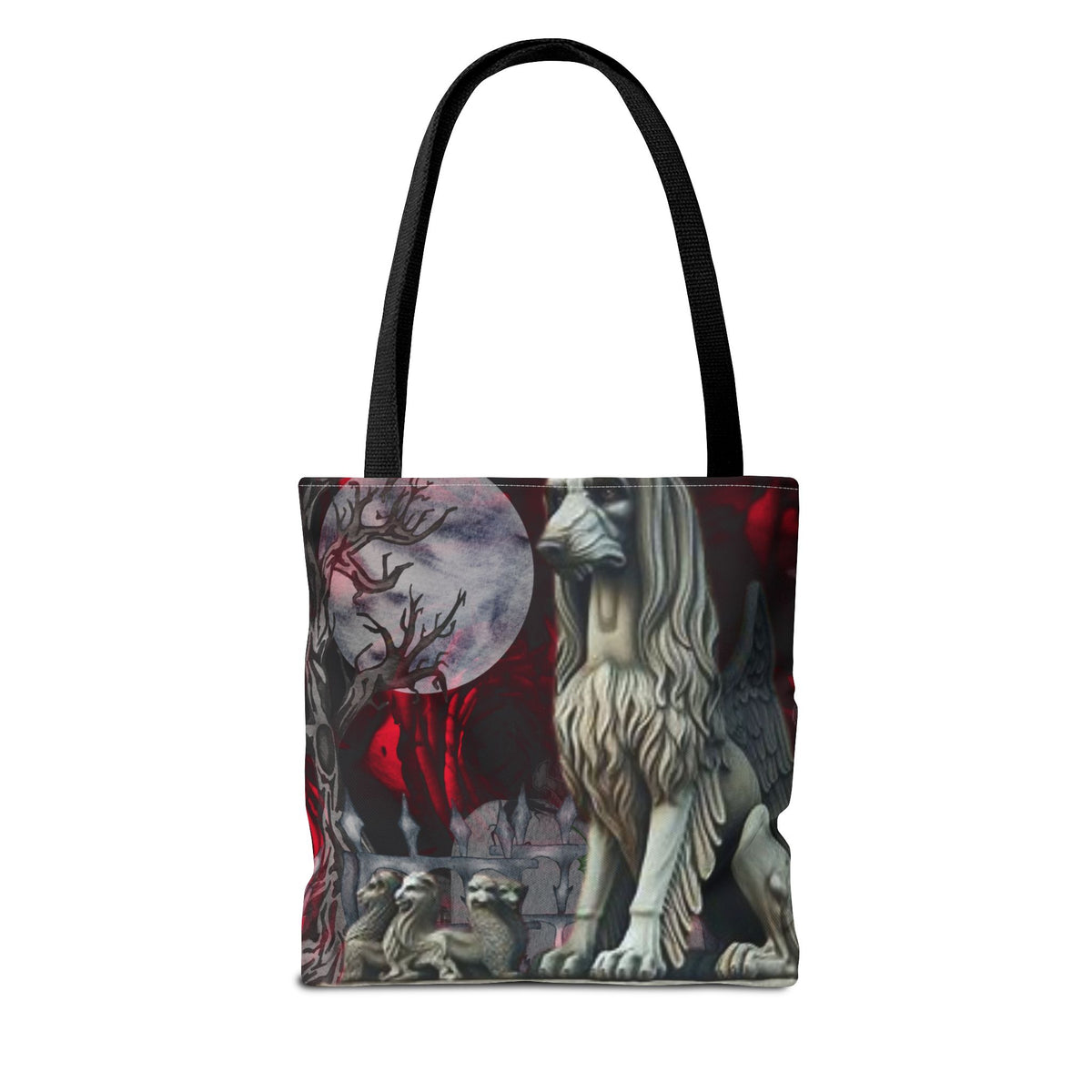 Afghan Hound Angelic Gargoyle Protector Tote Bag