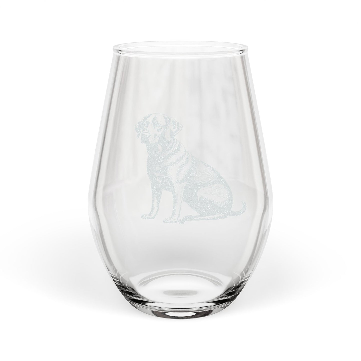 Black Lab Sketch and Serve Engraved Stemless Wineglass