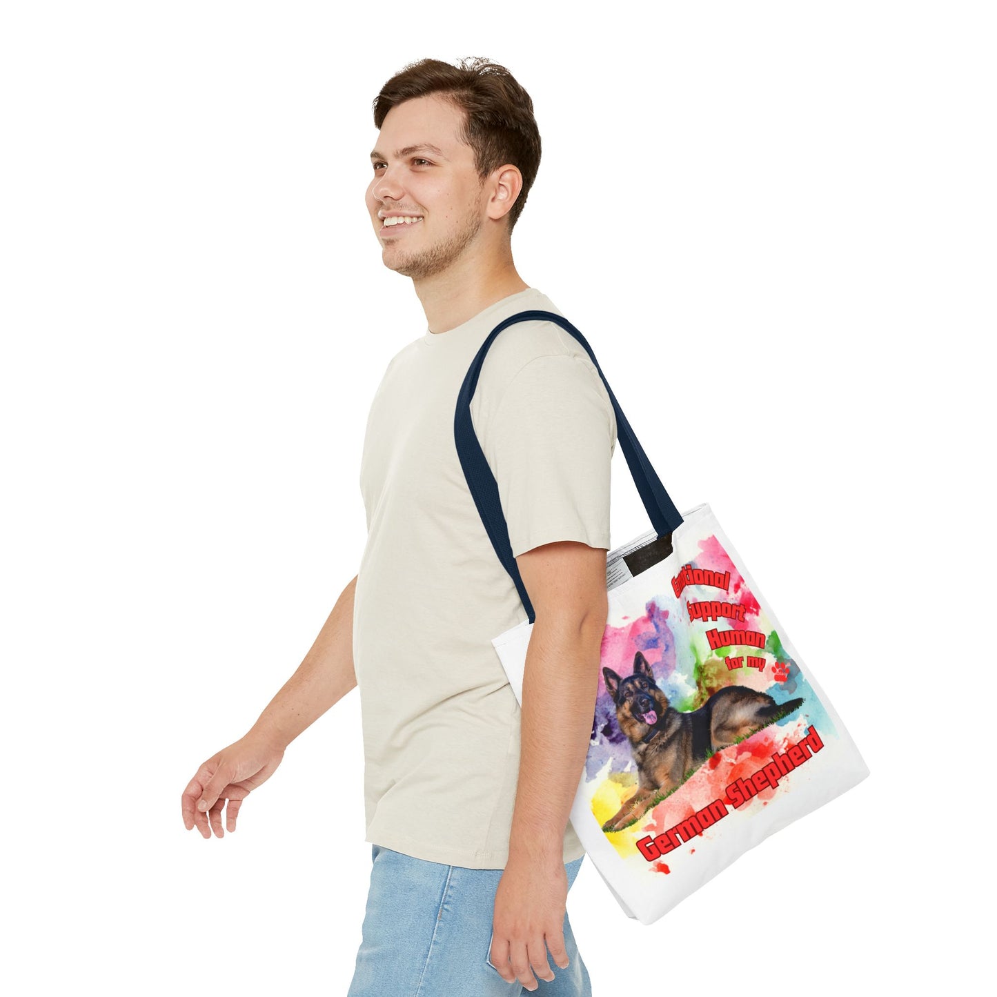 Emotional Support Human for my German Shepherd Totebag