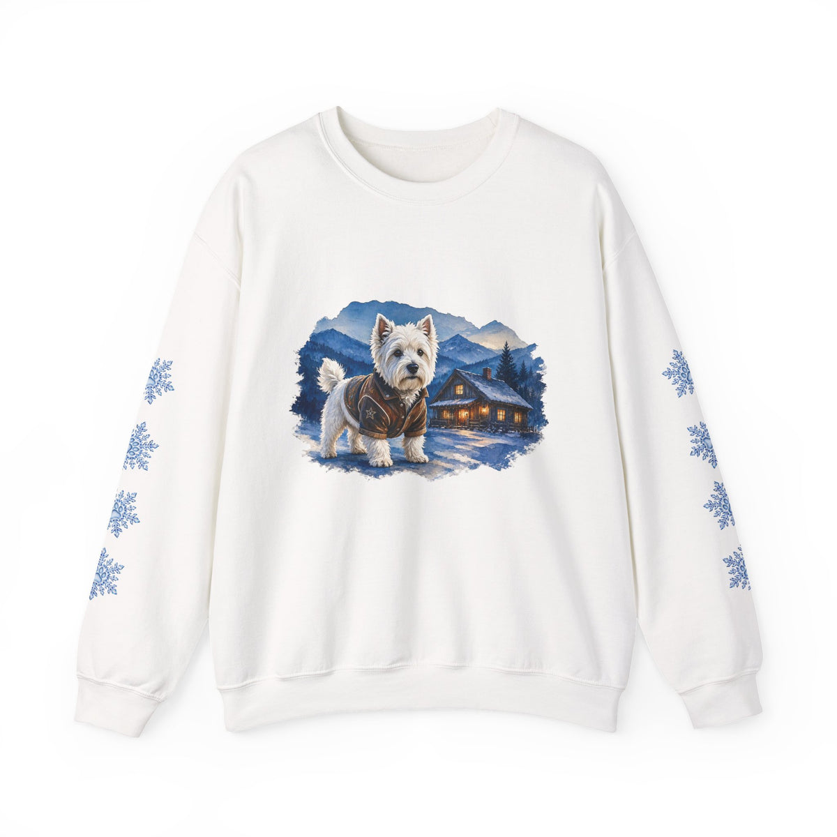 West Highland Terrier Smoky Mountain Christmas Sweatshirt