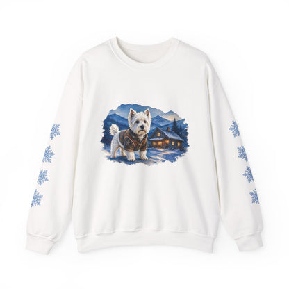 West Highland Terrier Smoky Mountain Christmas Sweatshirt