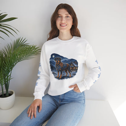 Rottweiler Smoky Mountain Christmas Sweatshirt