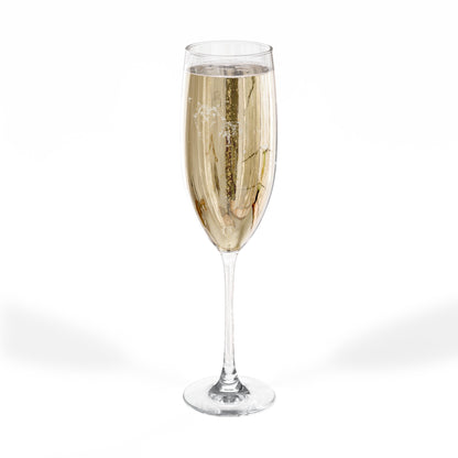 Chihuahua Engraved Champagne Flute