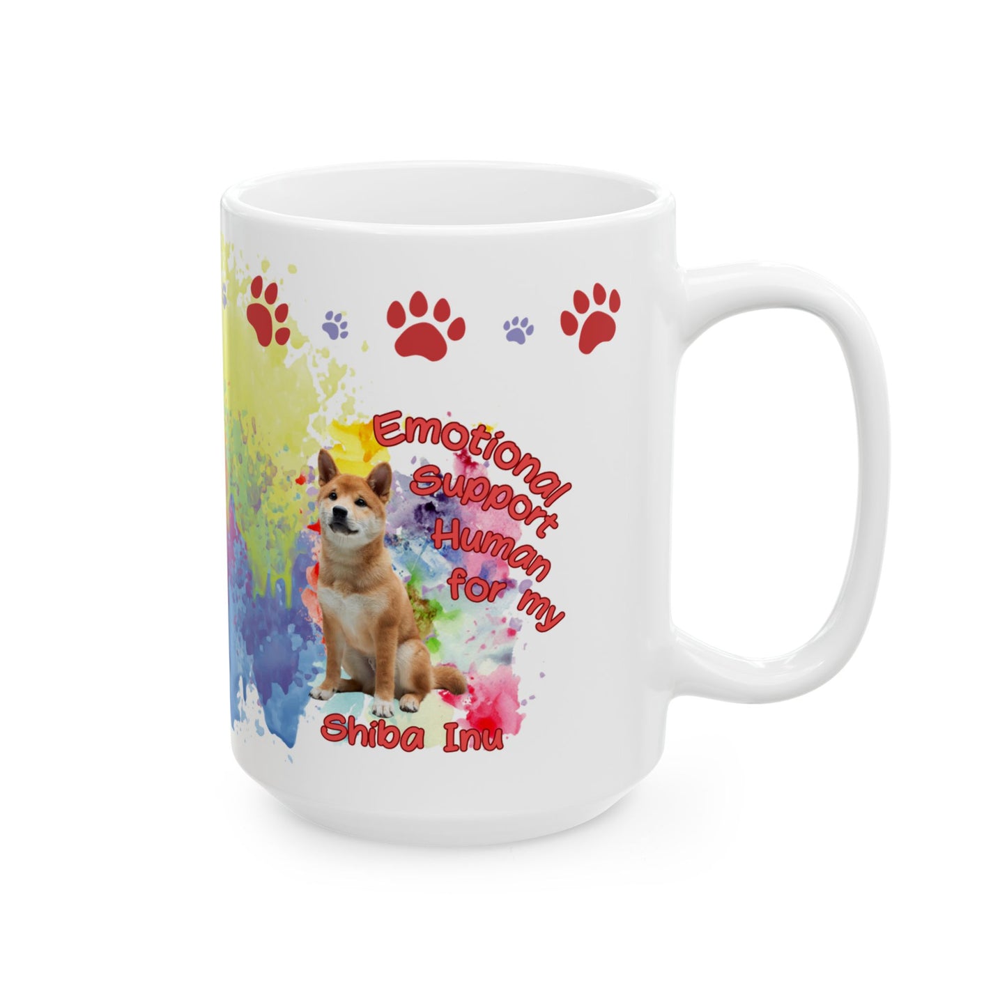 Emotional Support Human for my Shiba Inu Coffee Mug