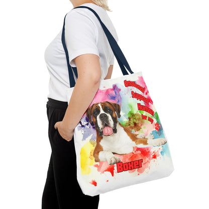 Emotional Support Human for my Boxer tote bag