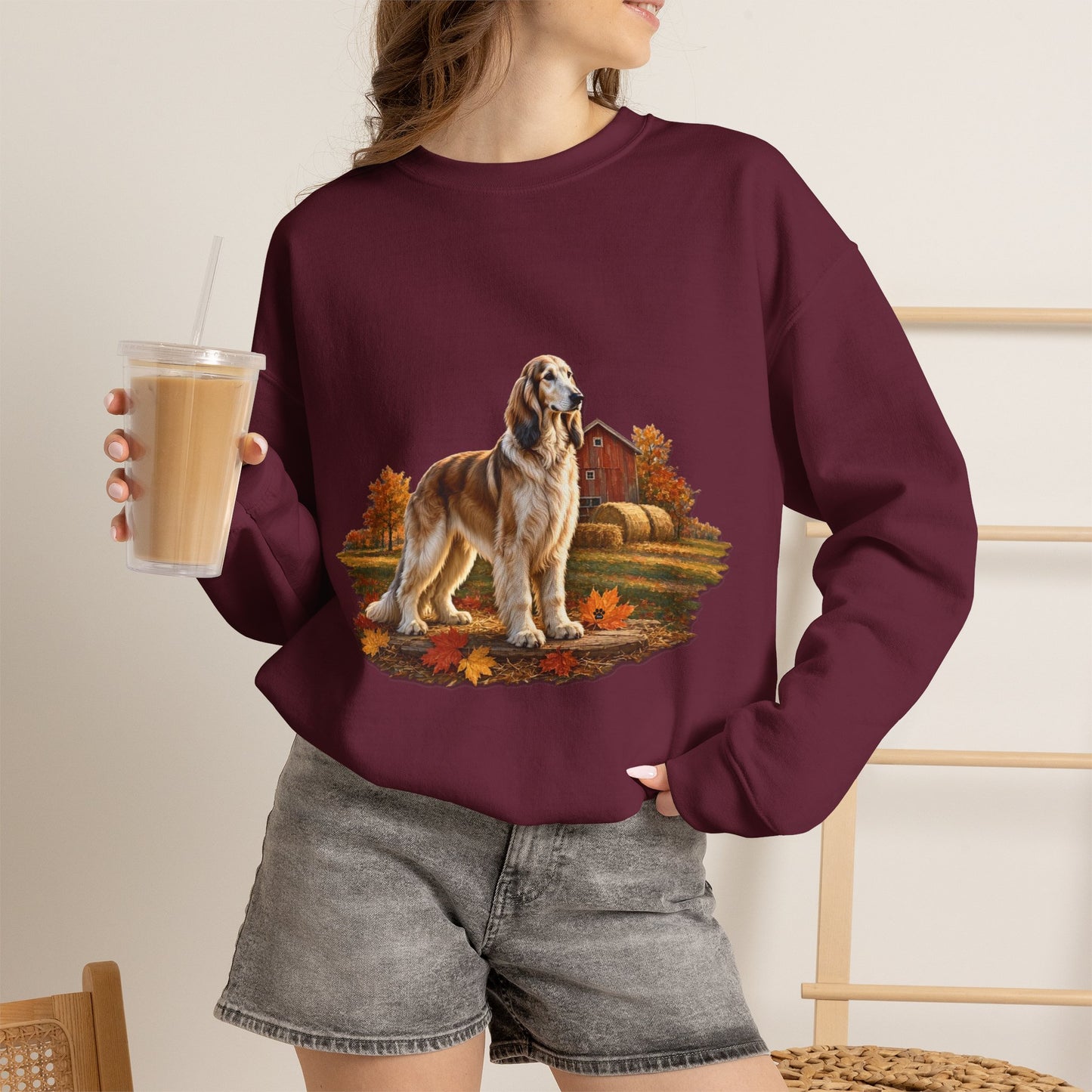 Afghan Hound Sweater Weather Sweatshirt