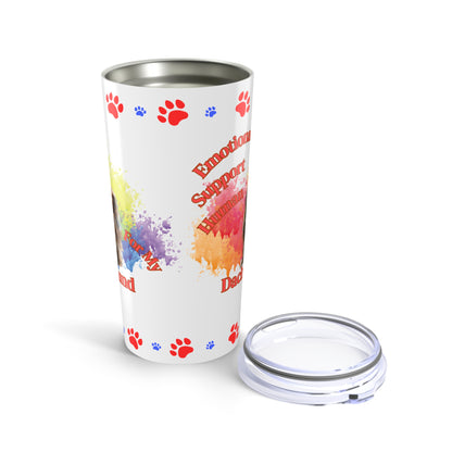 Emotional Support Human for my Dachshund Coffee tumbler
