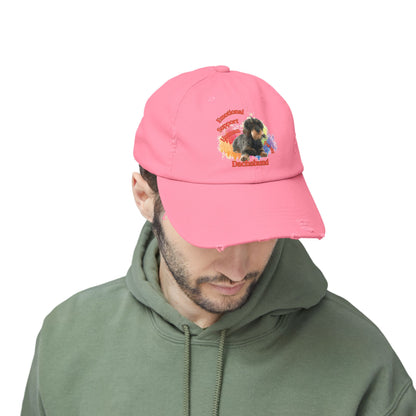 Emotional Support Human for my Dachshund wire haired hat