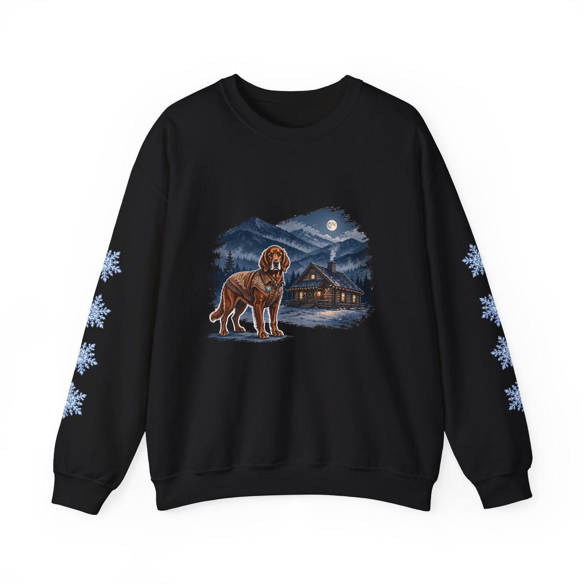 Irish Setter Smoky Mountain Christmas Sweatshirt
