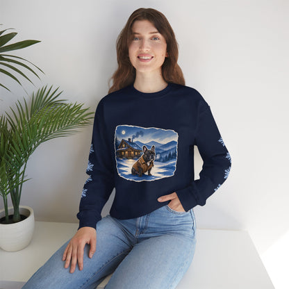 French Bulldog Smoky Mountain Christmas Sweatshirt