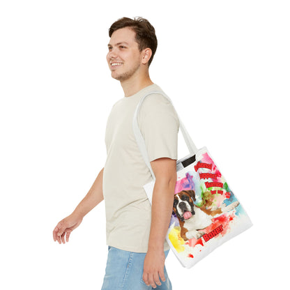 Emotional Support Human for my Boxer tote bag